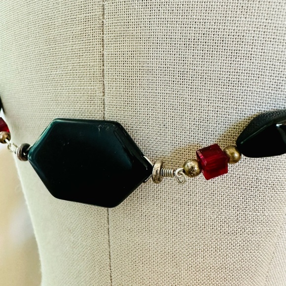 Vintage Semiprecious stone Necklace - Picture 5 of 16